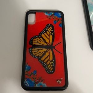 Wildflower Butterfly case for iPhone XS Max